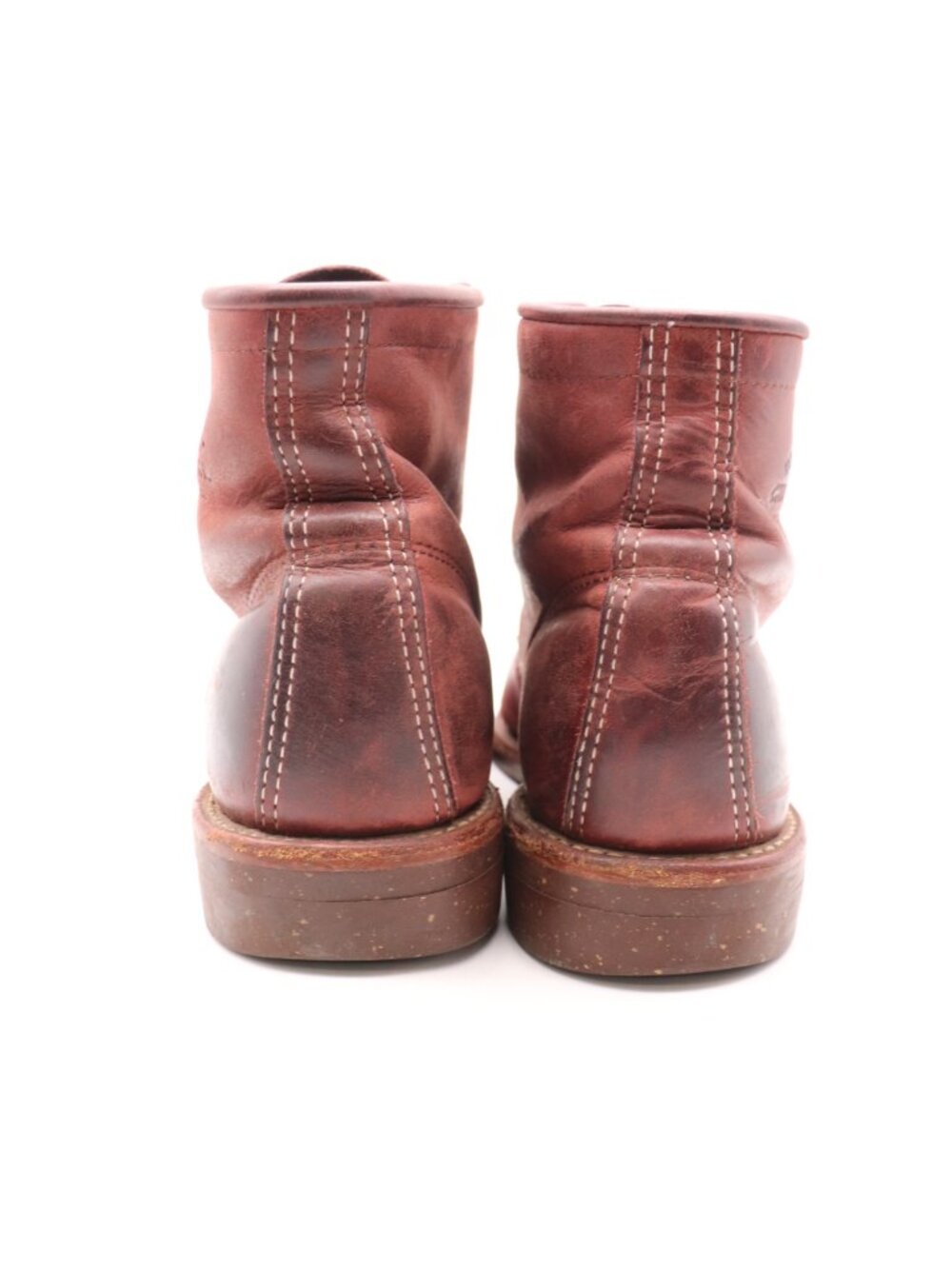 Chippewa 1901 Ankle Boots Men's Size 10.5 Burgundy Leather Lace Up USA - Picture 5 of 15